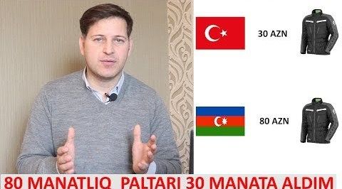 Azərbaycanda su qiymətinə brend paltarlar